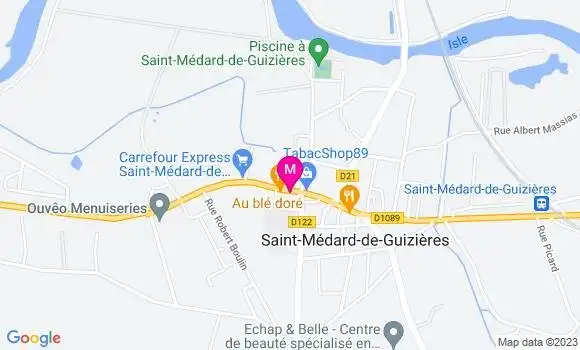 Localisation Restaurant  Le Saint Med