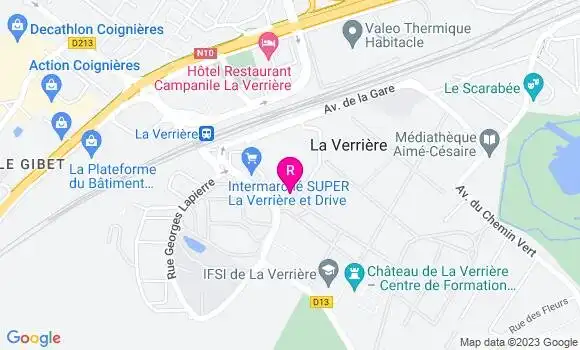 Localisation Kebab Les Délices de la Gare