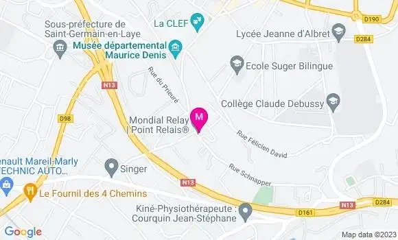 Localisation Restaurant Bar Le Lutetia