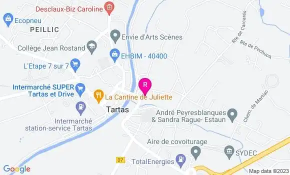 Localisation Restaurant  L