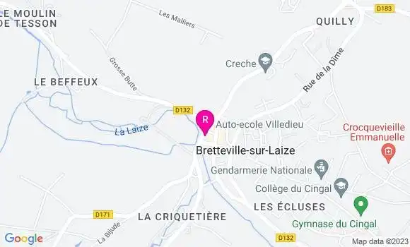Localisation Restaurant  Le Vintage