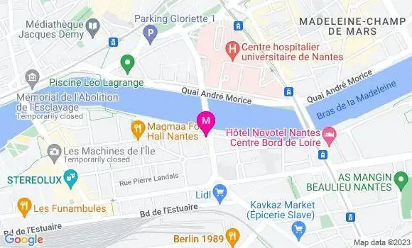 Localisation Restaurant  Le Louis Blanc