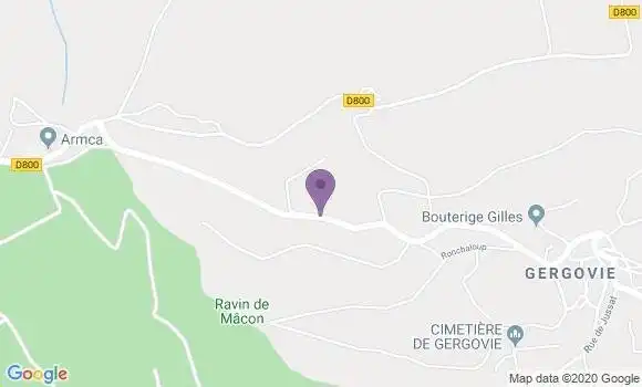Localisation Restaurant  La Hutte Gauloise
