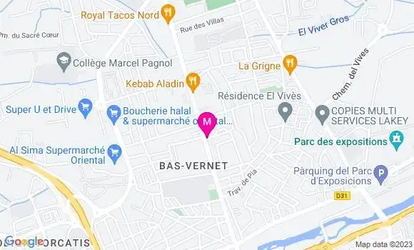 Localisation Restaurant  Tk