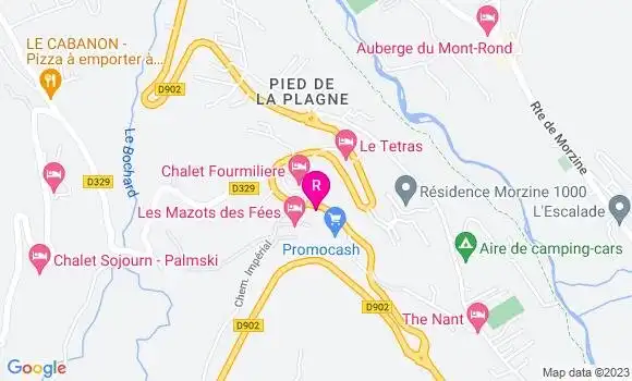 Localisation Restaurant  Burger Chez Toto