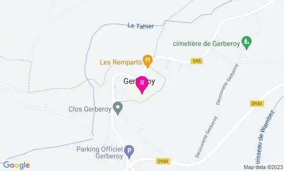 Localisation Restaurant  Les Jardins du Vidame