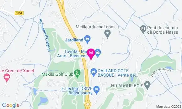 Localisation Restaurant Italien Le Fournil du Golf