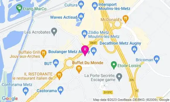 Localisation Restaurant  La Fabrique Givrée