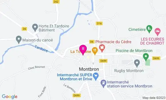 Localisation Restaurant Bar Chez Maurice