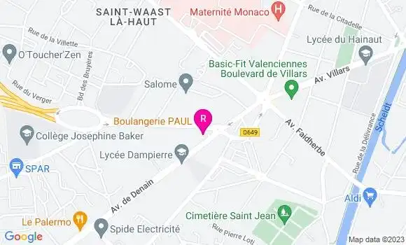 Localisation Restaurant  Paul