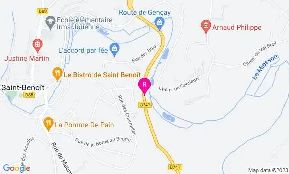 Localisation Fast Food Subway