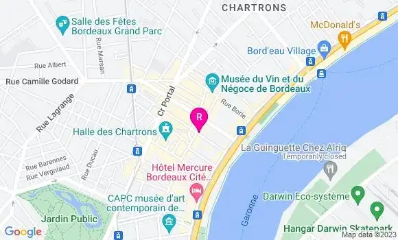 Localisation Restaurant Bio Copine Claude