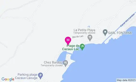 Localisation Restaurant  La Cazaute