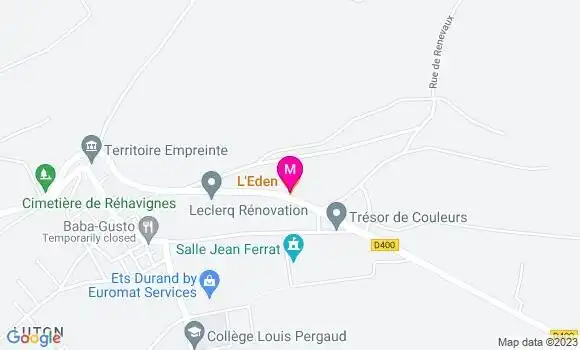 Localisation Restaurant  L