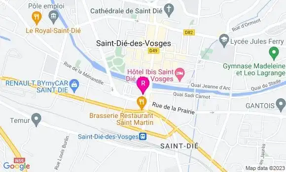 Localisation Kebaberie Saint Martin