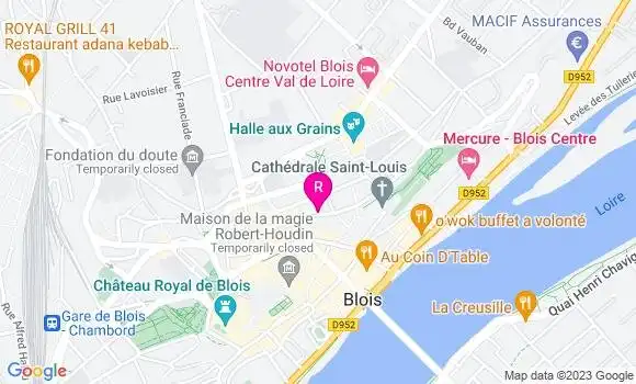 Localisation Restaurant  Miss Goumard