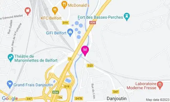 Localisation Restaurant  Le Chalet Fleuri