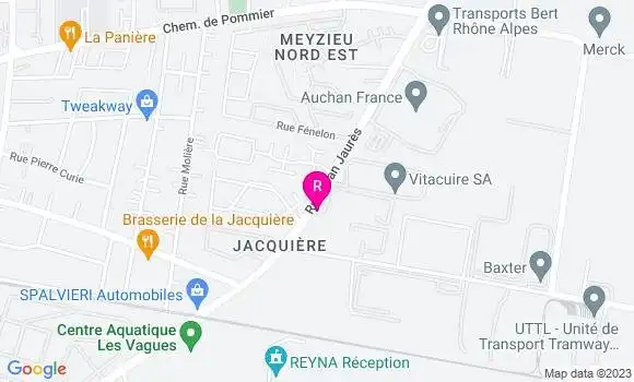 Localisation Restaurant  Chez Alex