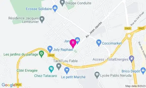 Localisation Restaurant Grill Fritel Grill