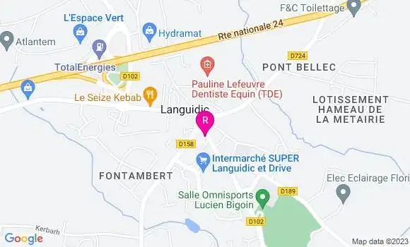 Localisation Restaurant  Chez Manu