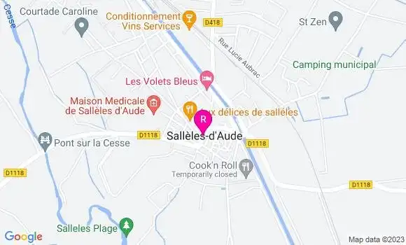 Localisation Restaurant  Au Temps Gourmand