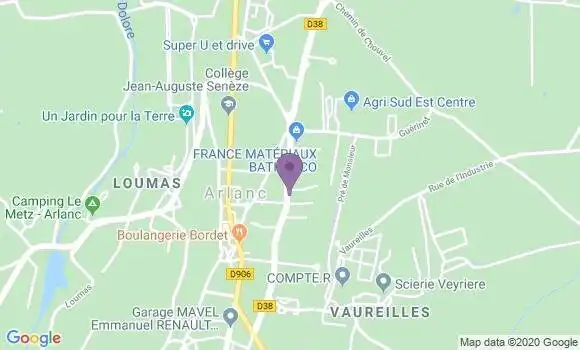 Localisation Restaurant  Le Ruisseau