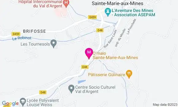 Localisation Restaurant  O