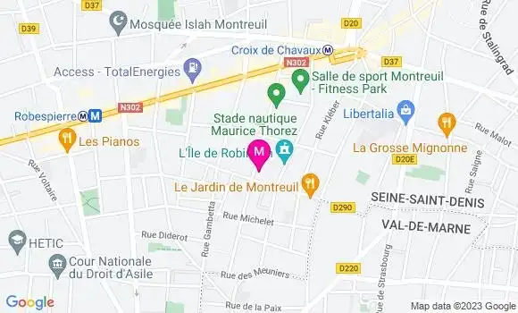 Localisation Restaurant  Escale Mauricienne