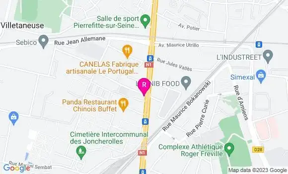 Localisation Restaurant  Galaxy96