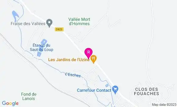 Localisation Restaurant  Au Coin de Rue