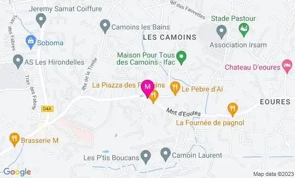 Localisation Pizzeria Les Emportés de la Boucle