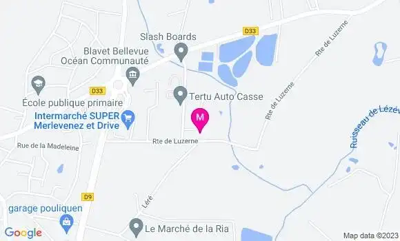 Localisation Crêperie La P