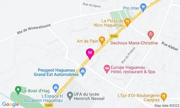 Localisation Restaurant  O