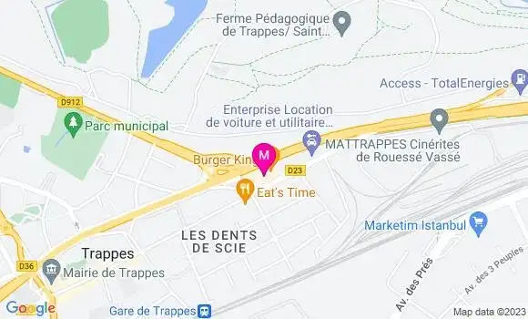 Localisation Fast Food Burger King