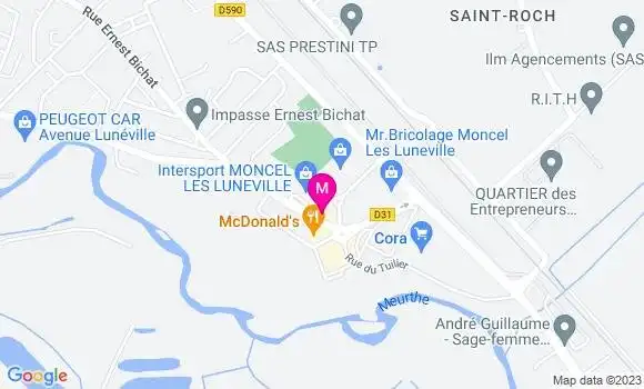 Localisation Fast Food Burger King