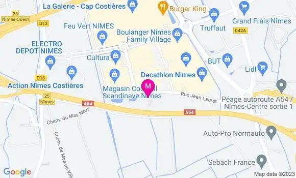 Localisation Restaurant  Burger King