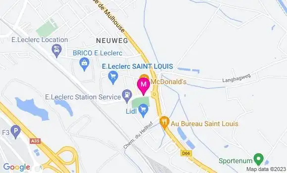 Localisation Fast Food Burger King