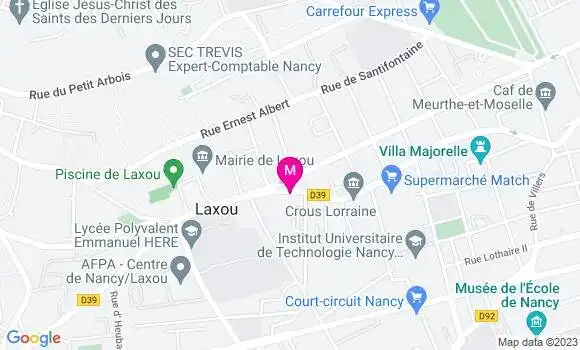 Localisation Pizzeria Les Petites Olives