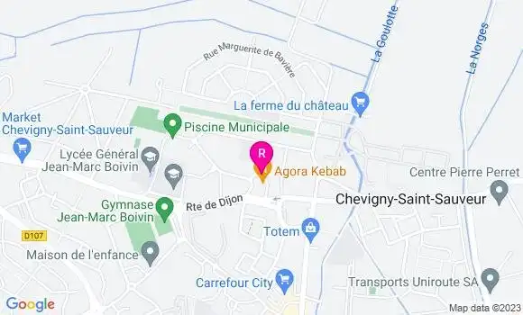 Localisation Pizzeria Pizza Saint Sauveur