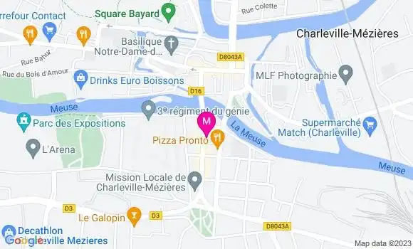 Localisation Restaurant  Au P