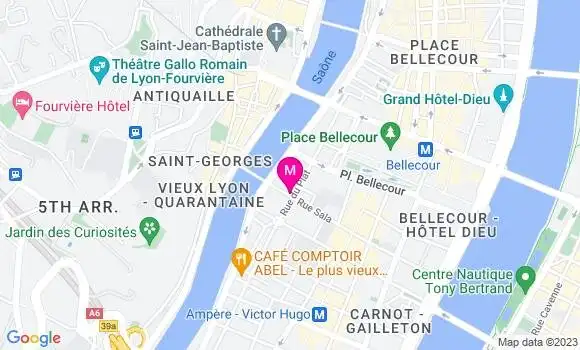 Localisation Restaurant Bar Hones
