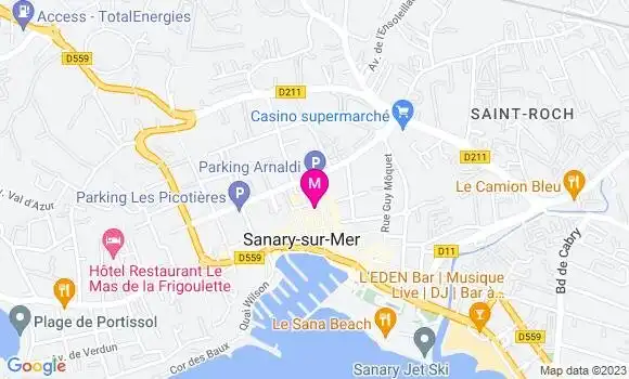 Localisation Restaurant  La Reine des Tartes