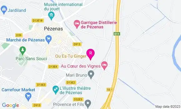 Localisation Restaurant  Ou Es Tu Ginger