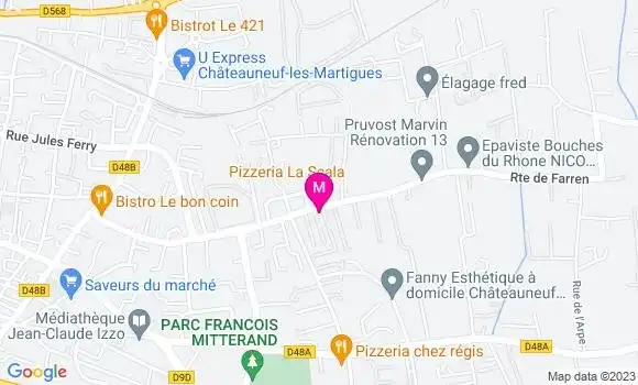 Localisation Restaurant  La Scala