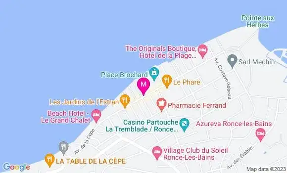 Localisation Restaurant  Le Square