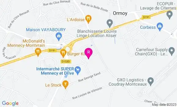 Localisation Fast Food Subway