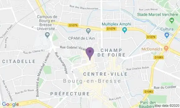 Localisation Brasserie du Théâtre