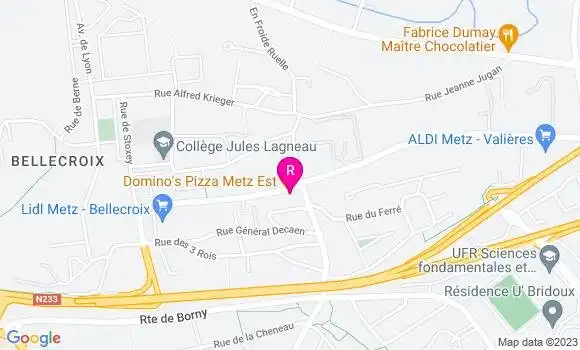 Localisation Restaurant  Royal Pizza