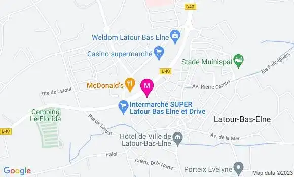 Localisation Pizzeria M Pizza