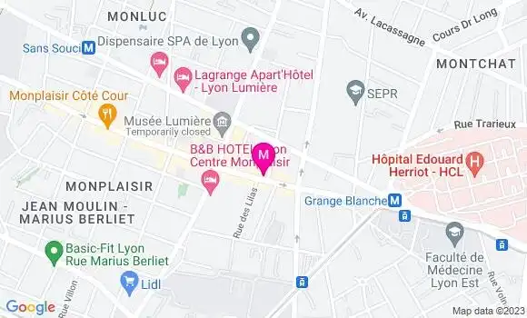 Localisation Restaurant  Les Burgers de Papa